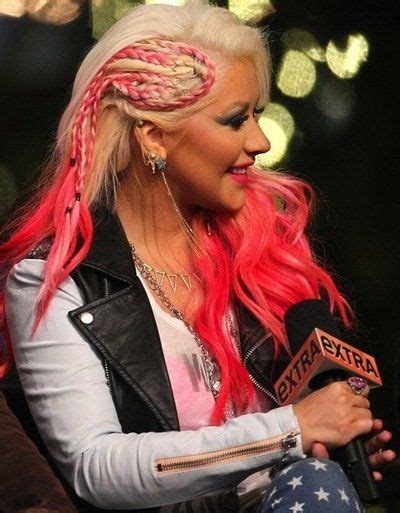 Christina Aguilera Braid Creates Buzz On The Voice Celebrity