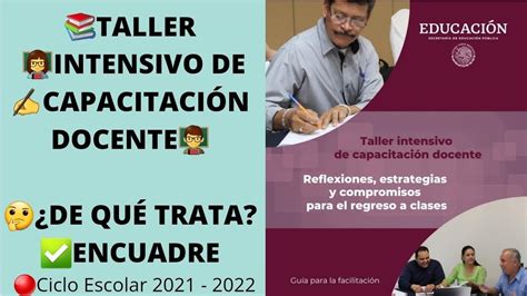 Taller Intensivo Capacitaci N Docente Reflexiones Estrategias Y