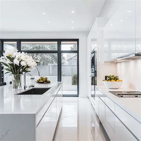 10+ Elegant Luxury Modern Kitchen Designs in Timeless White • 333k ...