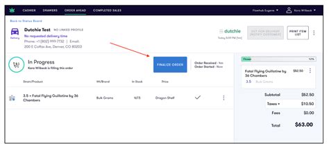 Flowhub Dutchie Ecommerce Process Orders Dutchie Help Center