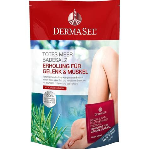 DermaSel Totes Meer Badesalz Gelenkμskel SPA 1 Packung PZN 10094887