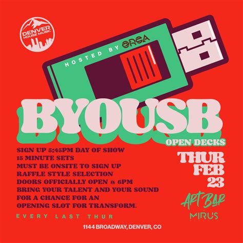 Byousb Open Decks Tickets At Temple Nightclub In Denver By Temple