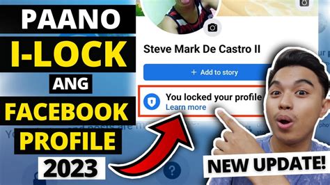 Paano I Lock Ang Facebook Profile How To Lock Facebook Profile