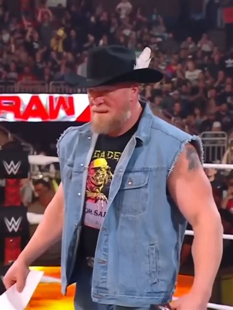 WWE Brock Lesnar Denim Vest | Texas Jackets