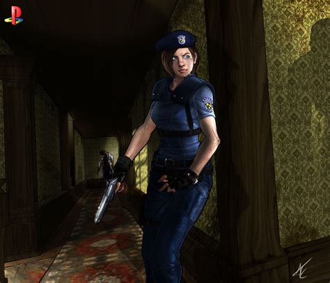 Playstation Anniversary Tribute Resident Evil Game Art HQ