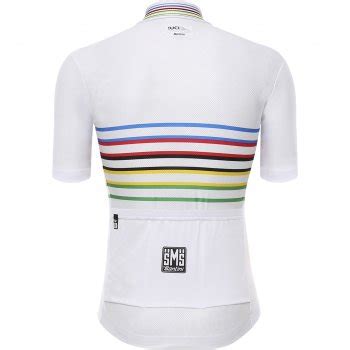 Santini UCI Maglia A Maniche Corte Uomo Official World Champion