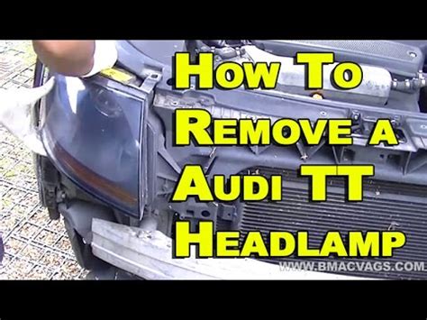 How To Remove A Audi TT Headlight YouTube