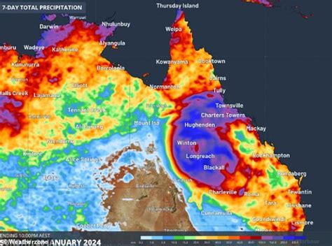 Tropical Cyclone Kirrily Barrels Towards Australia's East Coast With A ...