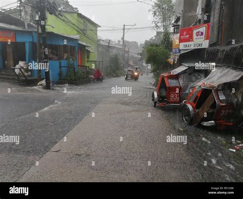 Quezon City Philippines 11th Aug 2018 Aside From Tropical Storm