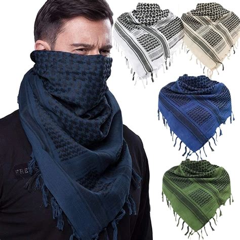 Tactical Caça Cachecol Borla Shemagh Militar Desert Keffiyeh