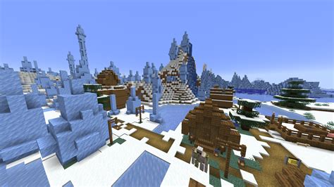 Ice Spikes Village - Minecraft Seeds