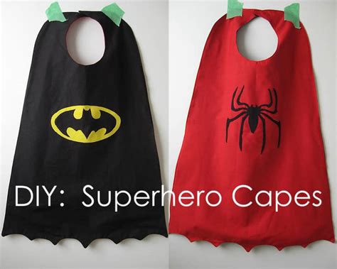 8 EASY DIY SUPERHERO CAPES