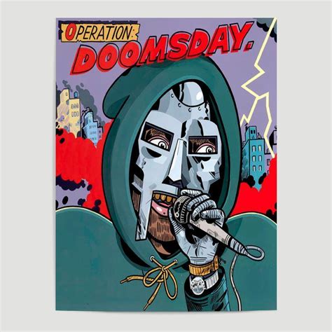 MF DOOM Operation: Doomsday Poster – Wallart Cube Shop