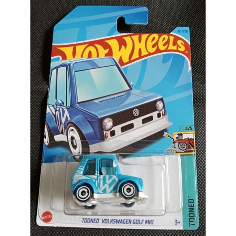 Hot WHEELS Regular TREASURE HUNT TOONED VOLKSWAGEN GOLF MK1 Shopee