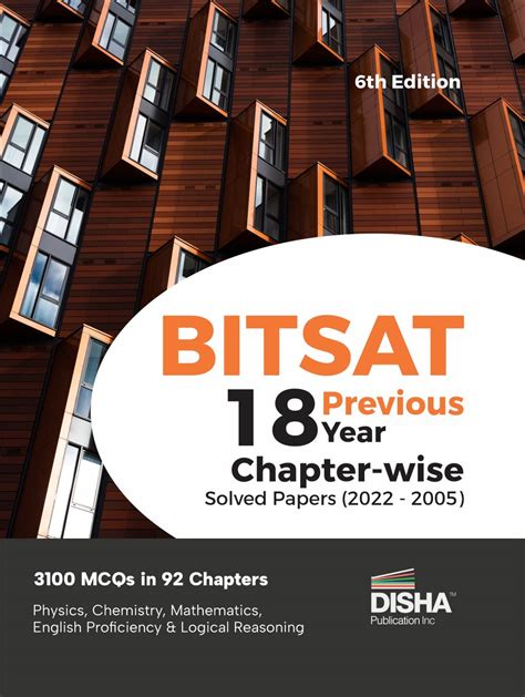 Buy Bitsat 18 Previous Year Chapter Wise Solved Papers 2022 2005