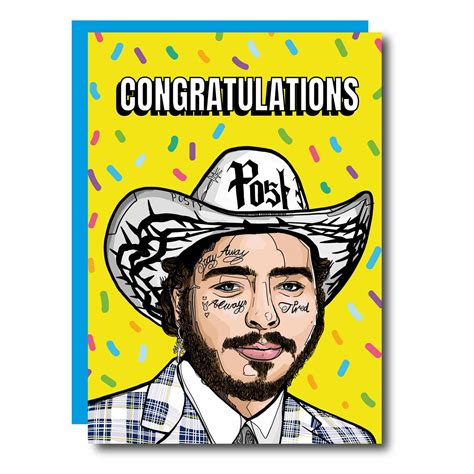 Post Malone Congratulations Card – Analog Record Shop