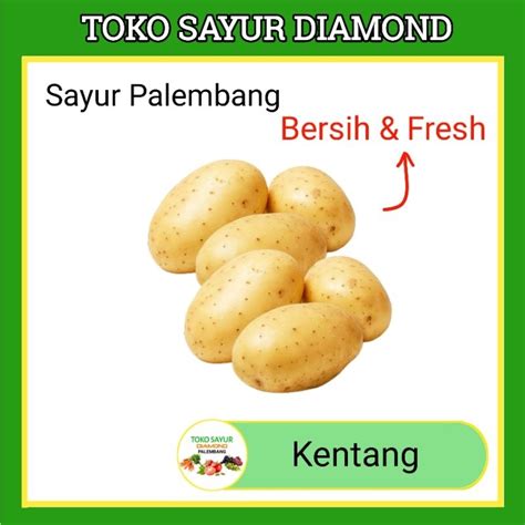 Jual Kentang Toko Diamond Sayur Sayuran Mayur Online Segar Palembang