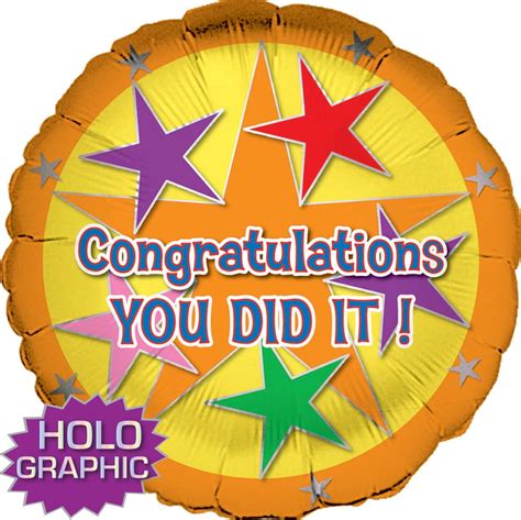 Slogan Congrats You Did It Congratulations Vector Image For Your Success