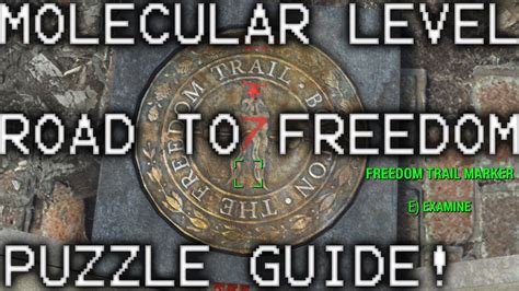 Fallout The Molecular Level Road To Freedom Puzzle Walkthrough