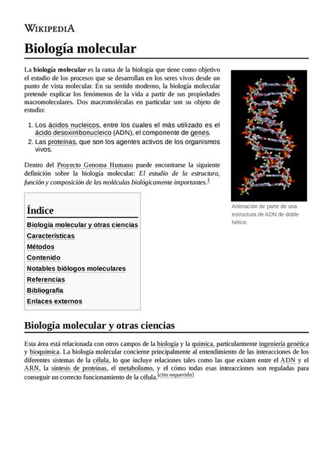 Biología Molecular Práctica Animación De Parte De Una Estructura De Adn De Doble Hélice