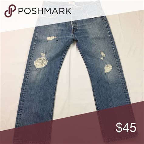 Vintage Distressed Levis 501 Jeans 36 Womens 14 16 Levi Jeans 501 501 Jeans Levi Mom Jeans