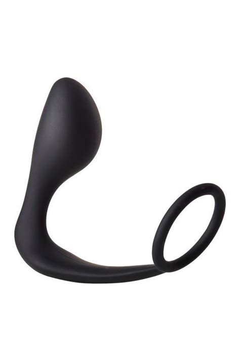 Dream Toys FANTASSTIC ANAL PLUG WITH COCKRING BLACK Korek Analny Z