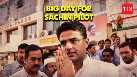 Watch Sachin Pilot On His Way To File Nomination From Tonk For