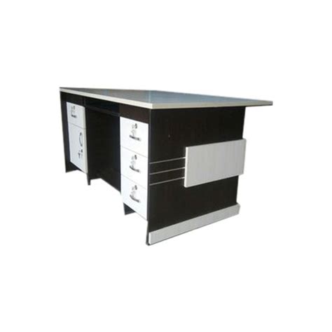 Black White Rectangular Director Wooden Office Tables Warranty Year