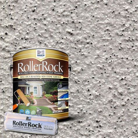 Daich Rollerrock 1 Gal Self Priming Warm Gray Exterior Concrete Coating Rrpl Wg 378 The Home