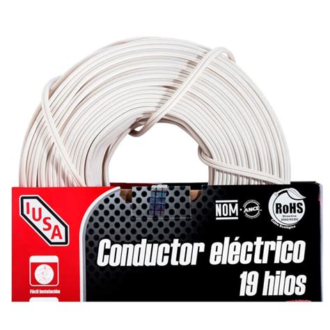 Rollo De Cable Flexible Pot Blanco Awg Metros