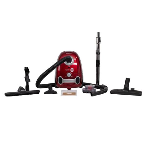 Rebel Red HEPA Canister Vacuum Atrix