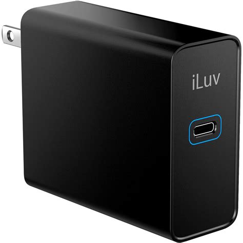 Iluv W Ac Charger Support Pd With Usb C Port Iad Pdulbk B H