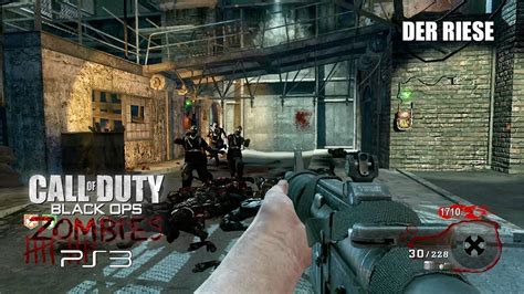 Call Of Duty Black Ops Zombies Der Riese Ps3 Gameplay Youtube