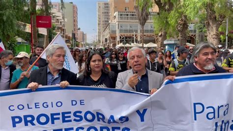 Cuarto D A De Movilizaciones Profesores Volvieron A Marchar Por