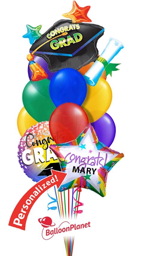 Graduation Balloon Bouquets Delivery By