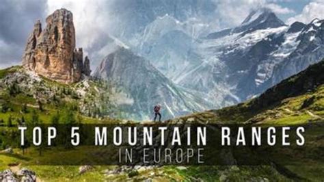 TOP 5 mountain ranges in Europe | AirVuz