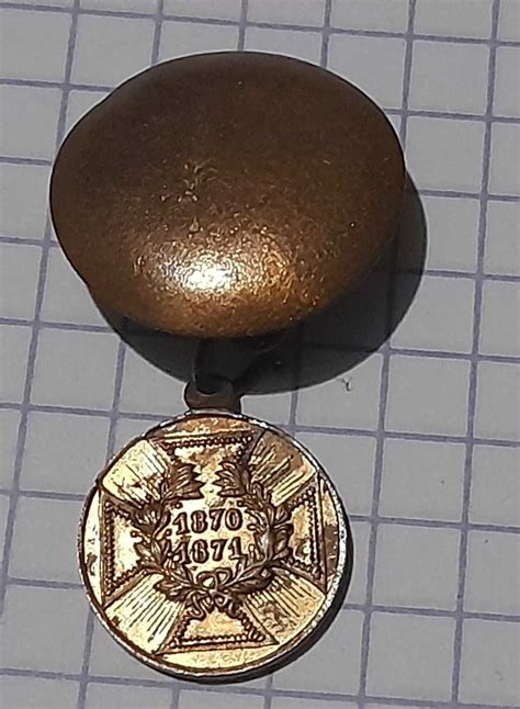 Medal Niemcy Wojenny Miniatura Za Wojn Prusko Francusk