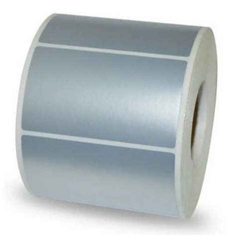 Silver Self Adhesive Polyester Label Packaging Type Roll At Rs