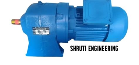 Shruti 3 Phase Crane Duty Geared Motor With Brake For Industrial