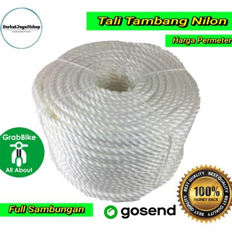 Jual Tali Tambang Nilon Nylon Rope Mm Mm Mm Jumbo Pengikat Barang