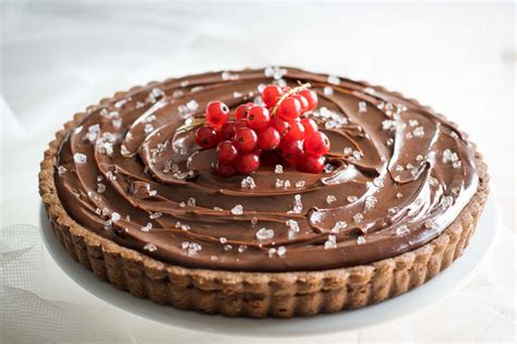 Crostata Al Cioccolato E Caramello Salato Lucake