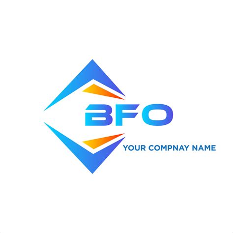 Bfo Abstract Technology Logo Design On White Background Bfo Creative