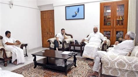 Bihar Cm Nitish Kumar Meets Kharge Rahul Discusses Roadmap For