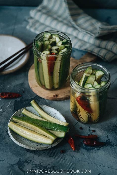 Pepino Chin S Em Palitos Uma Receita R Pida De Pickles Omnivore S