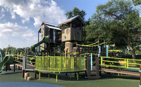 Shoreview Commons Destination Playground, a playground straight out of the Lorax - Minnesota Parent