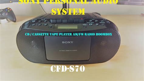 Sony Personal Audio System CFD S70 Unboxing And Review YouTube