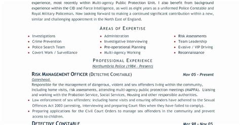 Retired Police Officer Resume Examples Skills Application Letters Samples