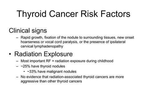 Thyroid Nodules And Cancer Ppt