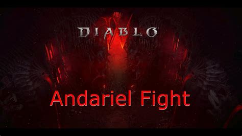 Andariel Diablo IV Fight As Necromancer YouTube