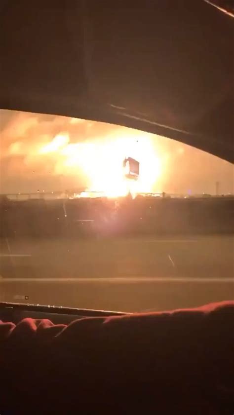 This footage of the oil refinery explosion in Philadelphia this summer ...